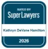Super Lawyers | Kathryn DeVane Hamilton